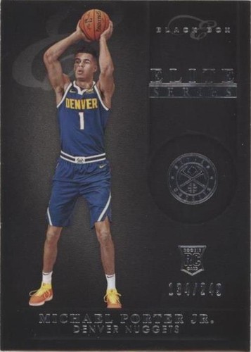 MICHAEL PORTER JR 2018 PANINI CHRONICLES OBSIDIAN PURPLE RC