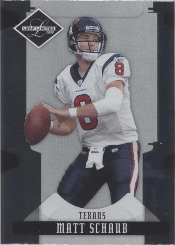 2008 Leaf Limited Matt Schaub #40