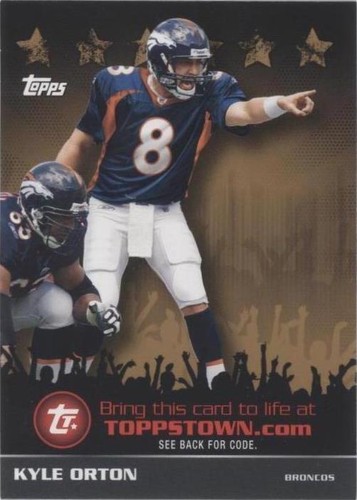 2009 Topps Kyle Orton #TTT24