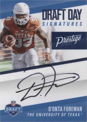 2017 Panini Prestige D'onta Foreman #DDS-DF