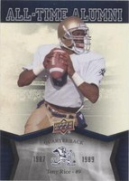 2013 Upper Deck University of Notre Dame Tony Rice #ATA-TR