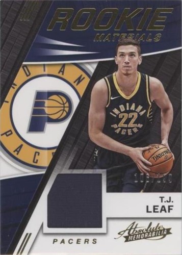 2017-18 Panini Absolute - T.J. Leaf #RM-TJL