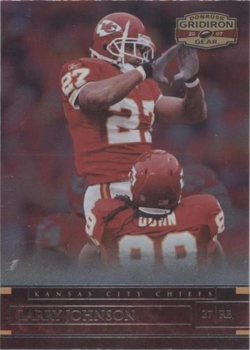 2007 Donruss Gridiron Gear Larry Johnson #92