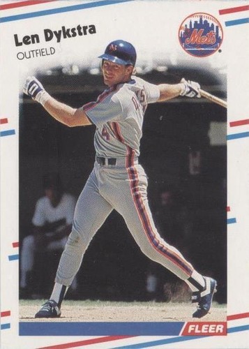 1988 Fleer - Lenny Dykstra #133