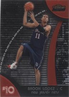 2007-08 Topps Finest - Brook Lopez #110