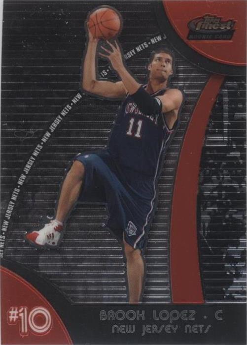 Topps Finest 2007-08 - Brook Lopez #110
