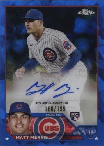 2023 Topps Chrome Update Series Sapphire Edition - Matt Mervis #USA-MME