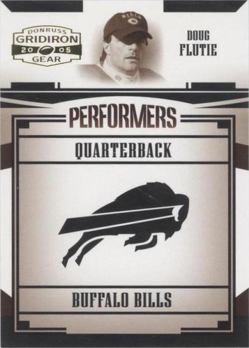 2005 Donruss Gridiron Gear Doug Flutie #P-13