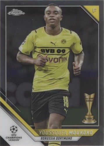 2021-22 Topps Chrome UCL Youssoufa Moukoko #194