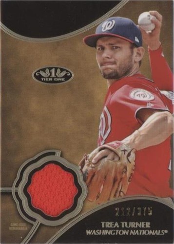 2022 Topps Tier One Topps Certified Relics #275/399 Trea Turner 