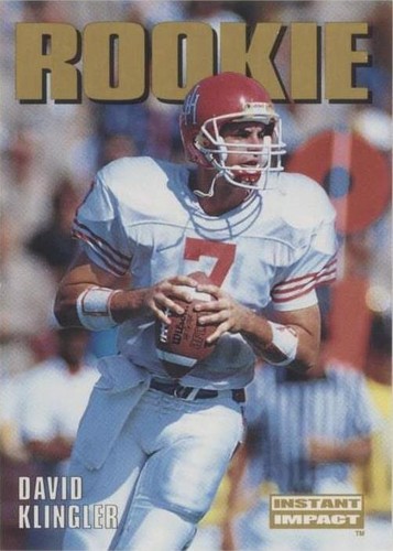 1992 Skybox Impact David Klingler #323
