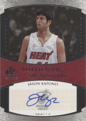 2005-06 SP Signature Edition - Jason Kapono #AS-JK