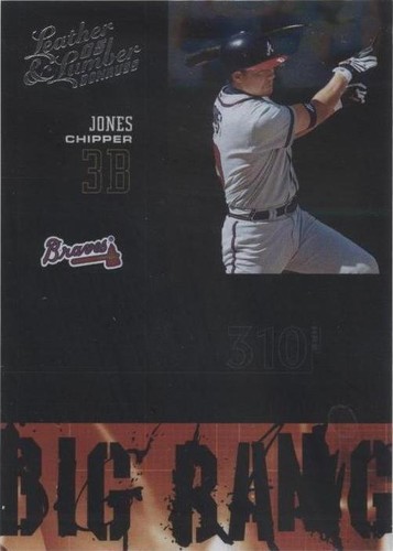 2005 Donruss Leather & Lumber - Chipper Jones #BB-5