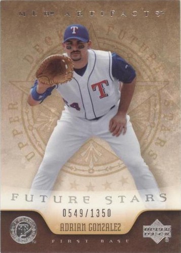 2005 Upper Deck Artifacts - Adrian Gonzalez #103