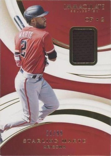 2020 Panini Immaculate Collection - Starling Marte #68