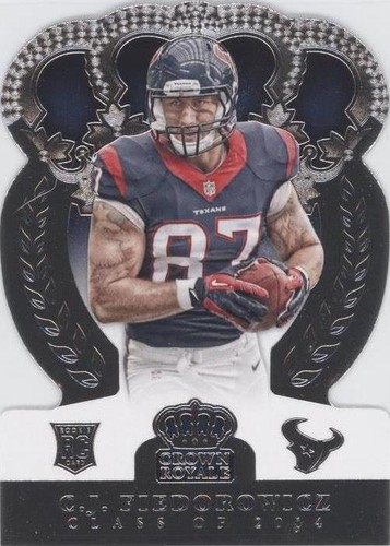 2014 Panini Crown Royale C.J. Fiedorowicz #185