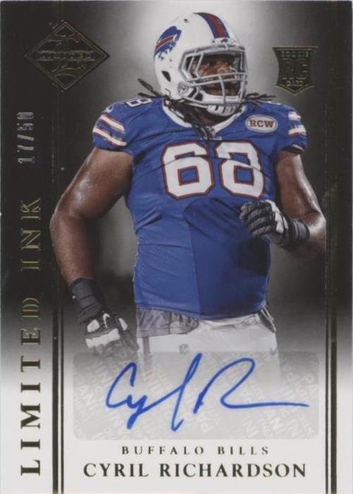 2014 Panini Limited Cyril Richardson #LI-CY