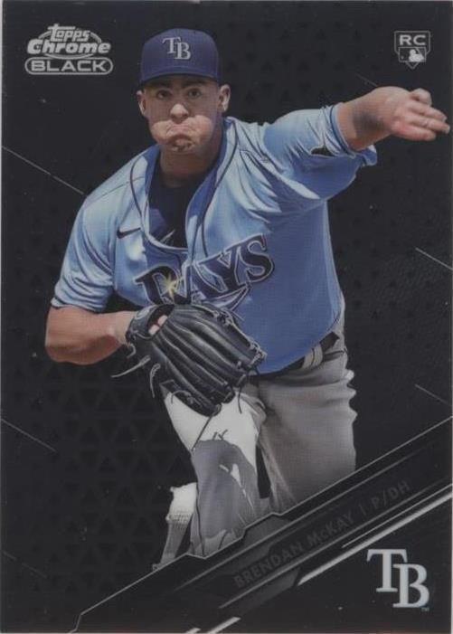 2020 Topps Chrome Black - Brendan McKay #9