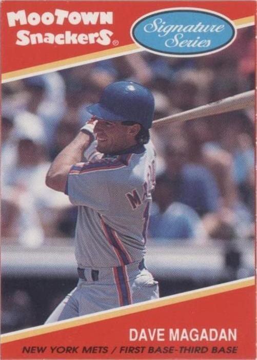 1991 Mootown Snackers Signature Series - Dave Magadan #13
