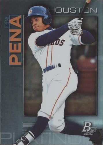 2020 Bowman Platinum Jeremy Pena Purple RC Auto /199 Autograph