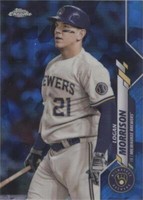 2020 Topps Chrome Update Series Sapphire Edition - Logan Morrison #U-96