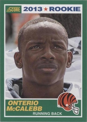 2013 Score Onterio McCalebb #407