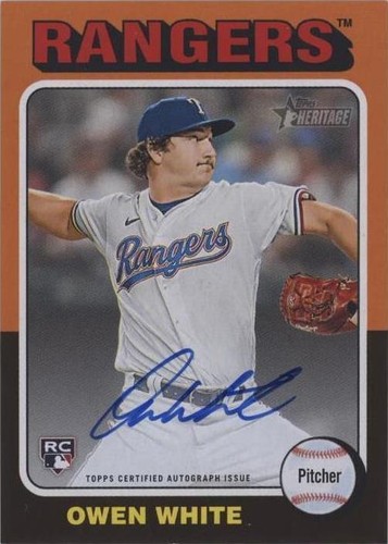 2024 Topps Heritage - Owen White #ROA-OW