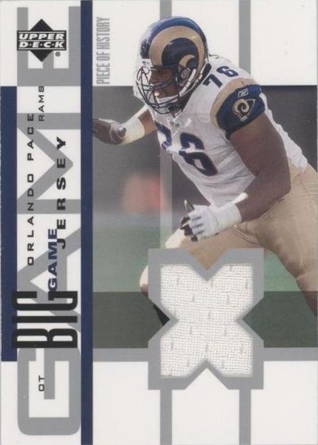 2002 Upper Deck Piece Of History Orlando Pace #BGJ-OP