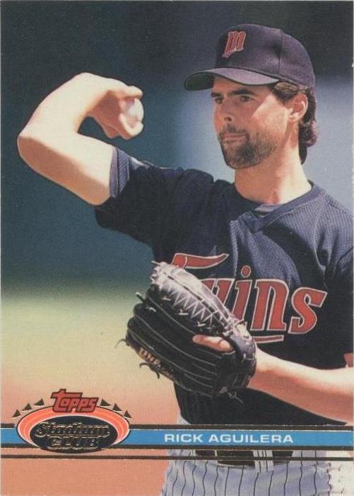 1991 Topps Stadium Club - Rick Aguilera #76