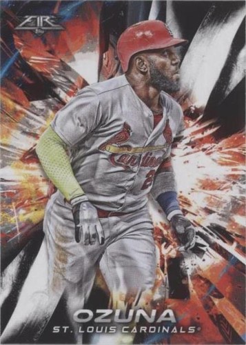 2018 Topps Fire - Marcell Ozuna #64