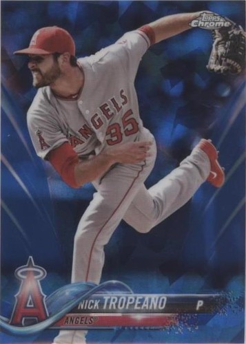 2018 Topps Chrome Sapphire Edition - Nick Tropeano #372