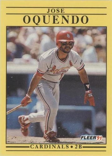 1991 Fleer - Jose Oquendo #640