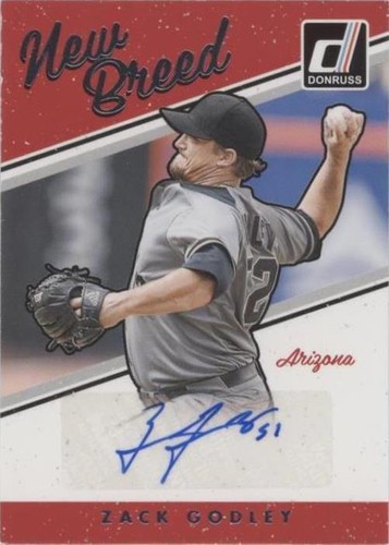 2017 Panini Donruss - Zack Godley #NB-ZG