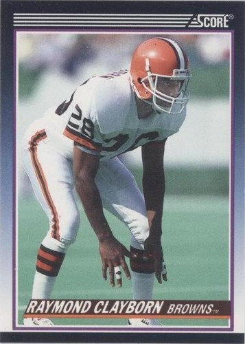 1990 Score Raymond Clayborn #17T