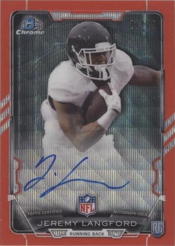 2015 Bowman Jeremy Langford #RCRA-JL