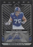2019 Panini Obsidian Nate Solder #AA-NSO