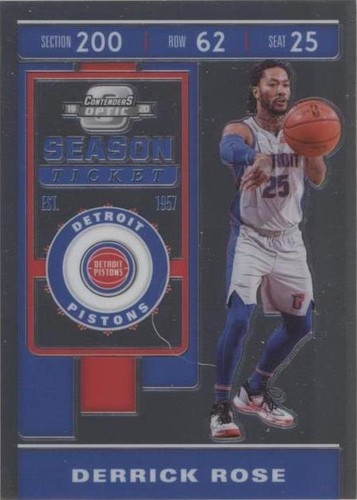 2019-20 Panini Contenders Optic - Derrick Rose #43