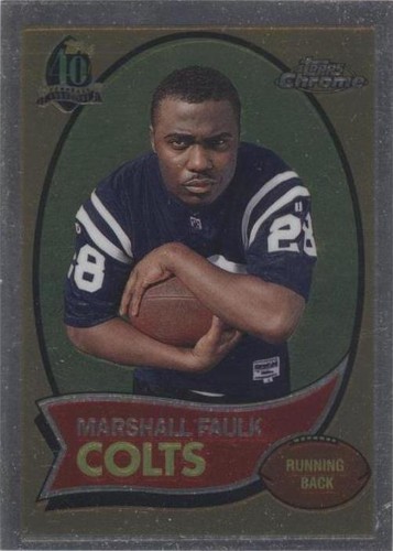 1996 Topps Chrome Marshall Faulk #15