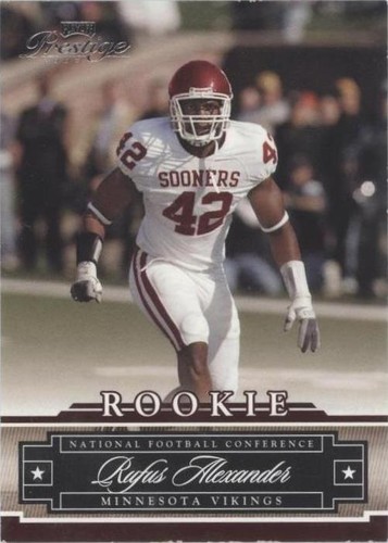 2007 Playoff Prestige Rufus Alexander #229
