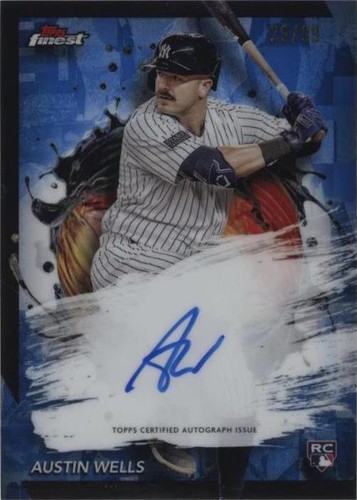 2024 Topps Finest - Austin Wells #FA-AWE