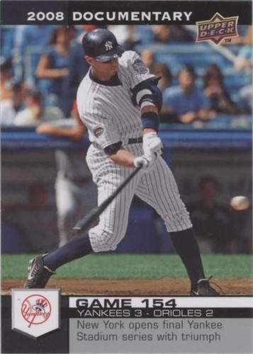 2008 Upper Deck Documentary - Alex Rodriguez #4587