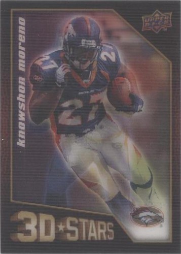 2009 Upper Deck Knowshon Moreno #3D-45