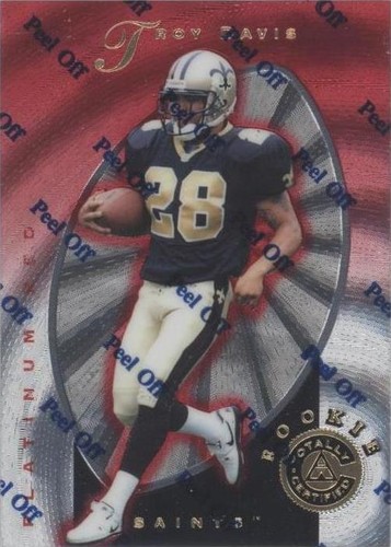 1997 Pinnacle Totally Certified Troy Davis #139