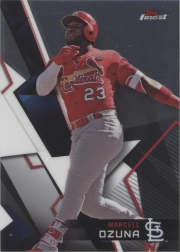 2018 Topps Finest - Marcell Ozuna #110