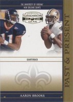 2005 Donruss Gridiron Gear Aaron Brooks #PP 1