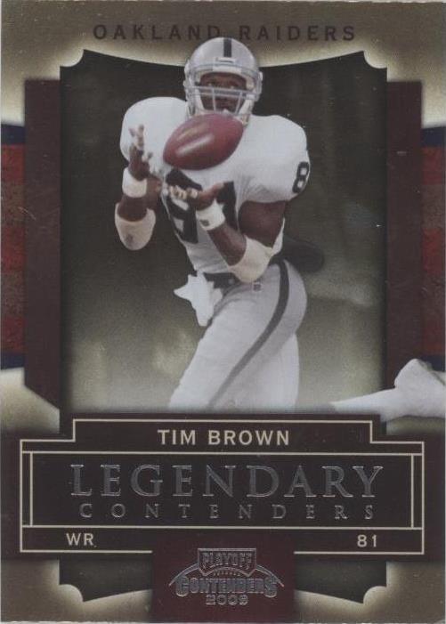 2009 Playoff Contenders Tim Brown #79