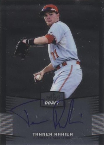2012 Leaf Metal Draft - Tanner Rahier #BA-TR1