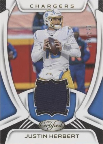 2021 Panini Certified Justin Herbert #M-JH