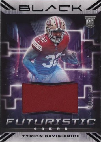 2022 Panini Black Tyrion Davis-Price #FUT-TDP
