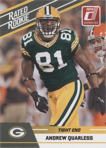 2010 Donruss Rated Rookie Andrew Quarless #3